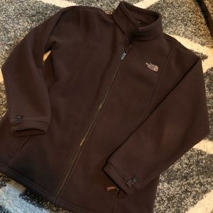 Brown North face fleece